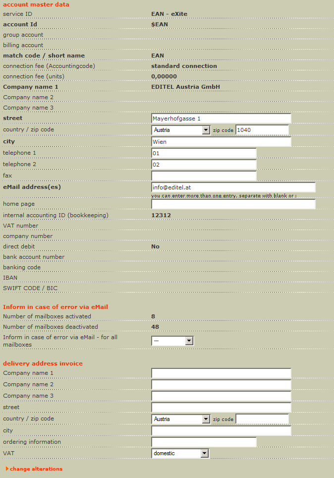 account
